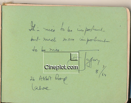 Asad Jaffery Autograph