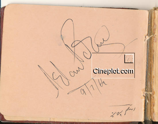 Aslam Pervaiz Autograph