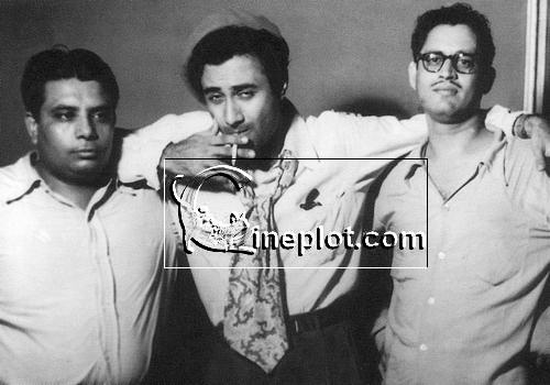 Dev Anand with Guru Dutt (1951)